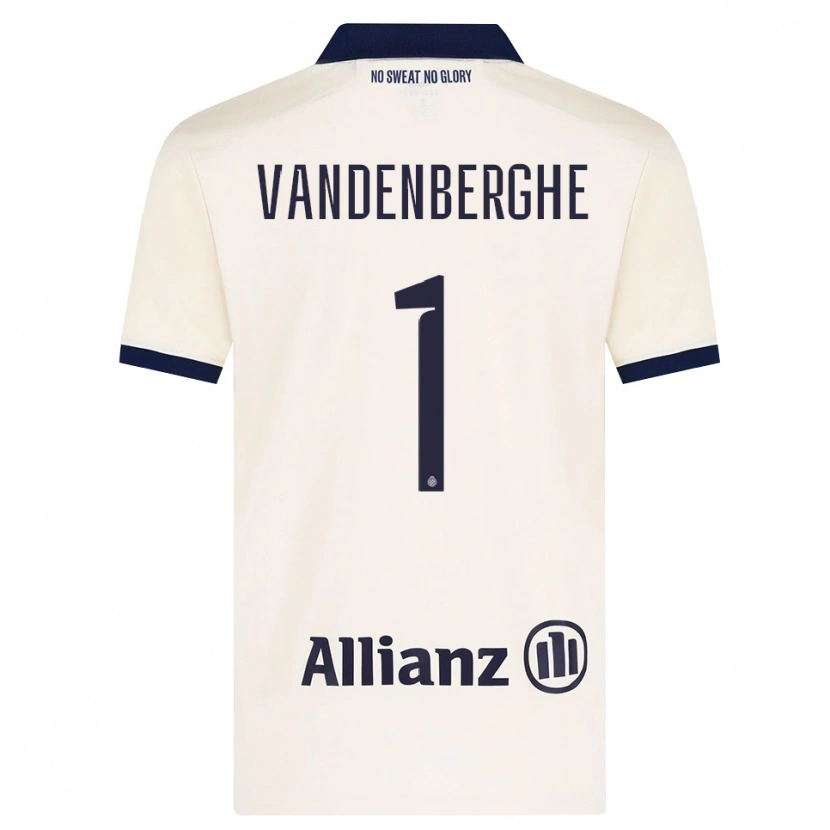 Danxen Pánské Xander Vandenberghe #1 Béžová Černá Daleko Hráčské Dresy 2026/27 Dres