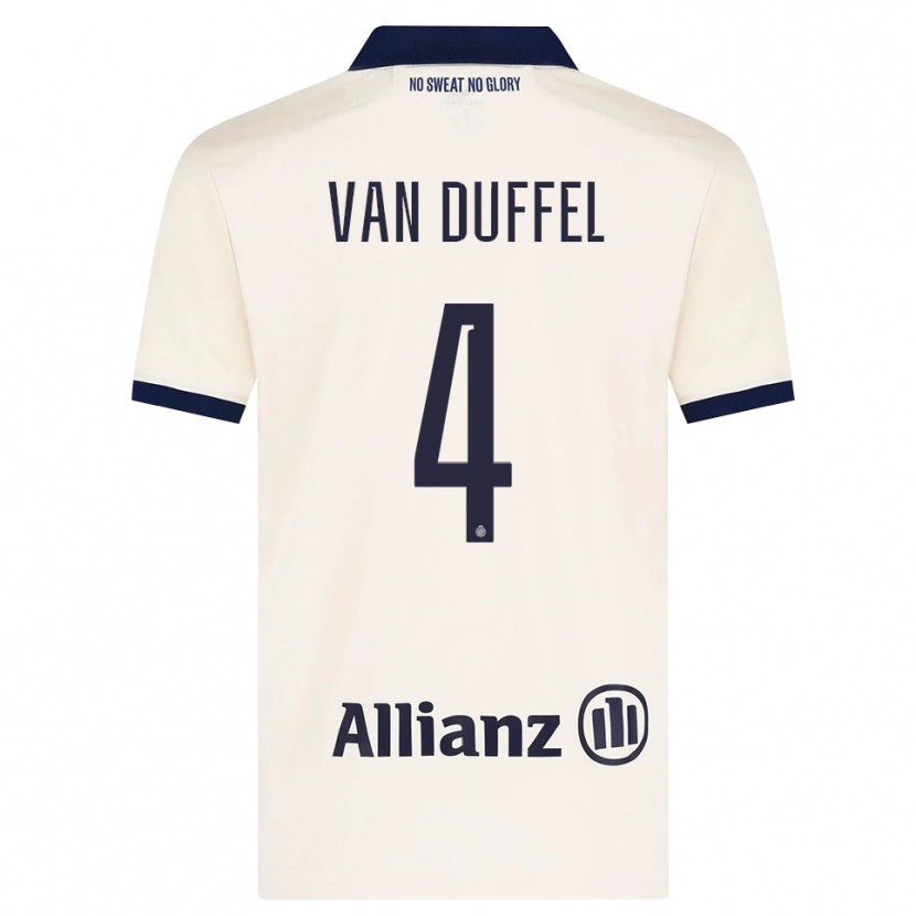 Danxen Pánské Céderick Van Duffel #4 Béžová Černá Daleko Hráčské Dresy 2026/27 Dres