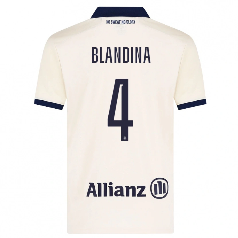 Danxen Pánské Noham Blandina #4 Béžová Černá Daleko Hráčské Dresy 2026/27 Dres