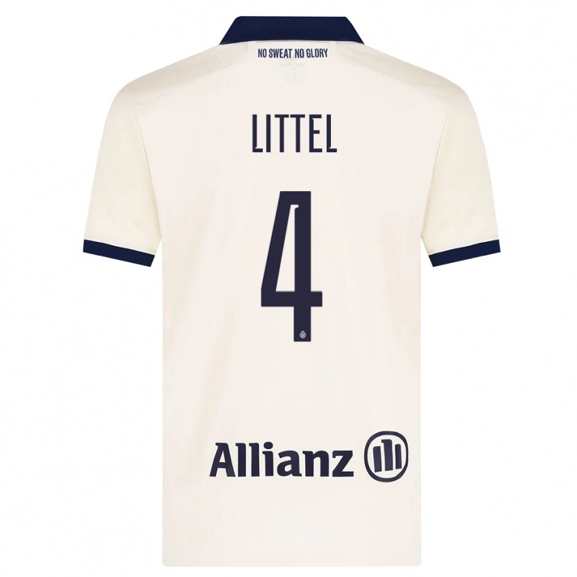 Danxen Pánské Amy Littel #4 Béžová Černá Daleko Hráčské Dresy 2026/27 Dres