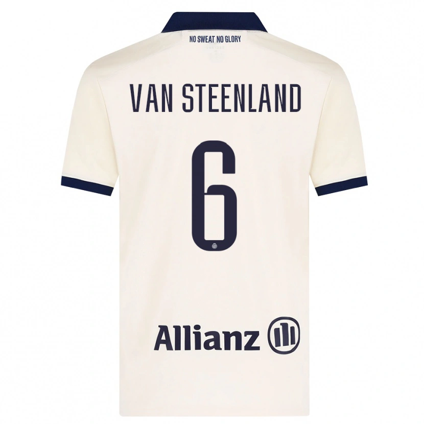 Danxen Pánské Gilles Van Steenland #6 Béžová Černá Daleko Hráčské Dresy 2026/27 Dres