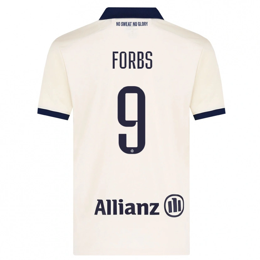 Danxen Pánské Carlos Forbs #9 Béžová Černá Daleko Hráčské Dresy 2026/27 Dres