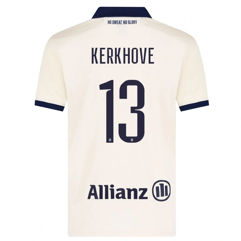 Danxen Pánské Angel Kerkhove #13 Béžová Černá Daleko Hráčské Dresy 2026/27 Dres
