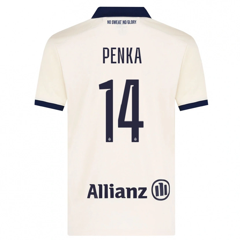Danxen Pánské Godfried Penka #14 Béžová Černá Daleko Hráčské Dresy 2026/27 Dres