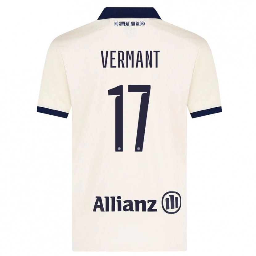 Danxen Pánské Romeo Vermant #17 Béžová Černá Daleko Hráčské Dresy 2026/27 Dres