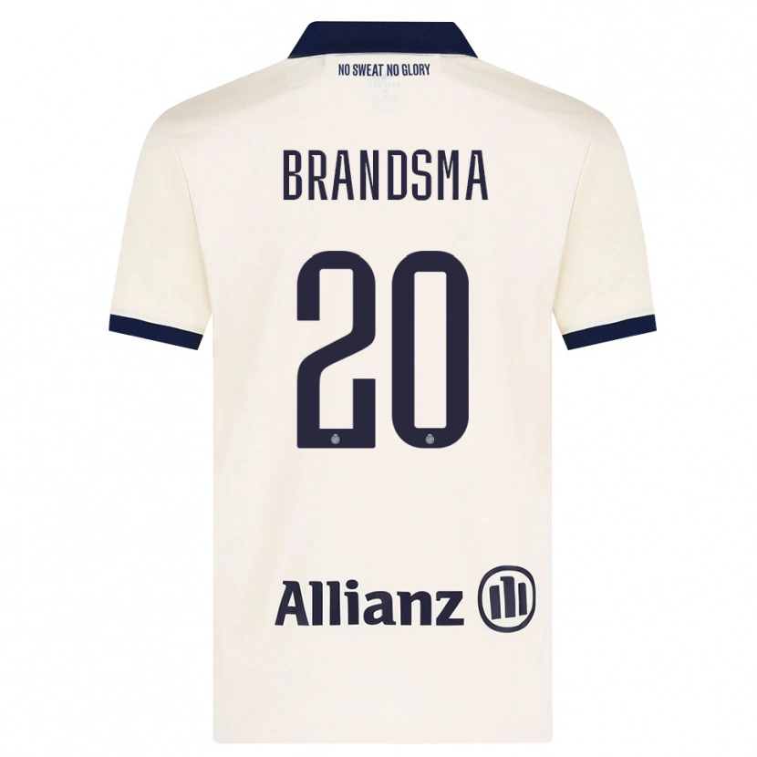 Danxen Pánské Ilke Brandsma #20 Béžová Černá Daleko Hráčské Dresy 2026/27 Dres