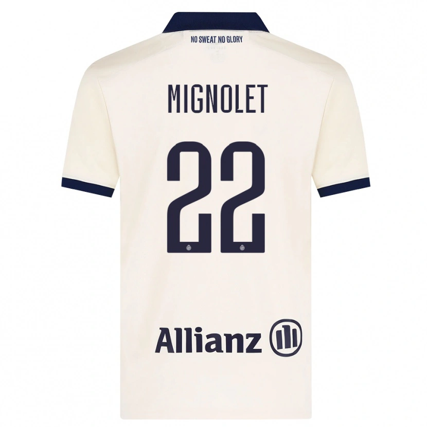 Danxen Pánské Simon Mignolet #22 Béžová Černá Daleko Hráčské Dresy 2026/27 Dres
