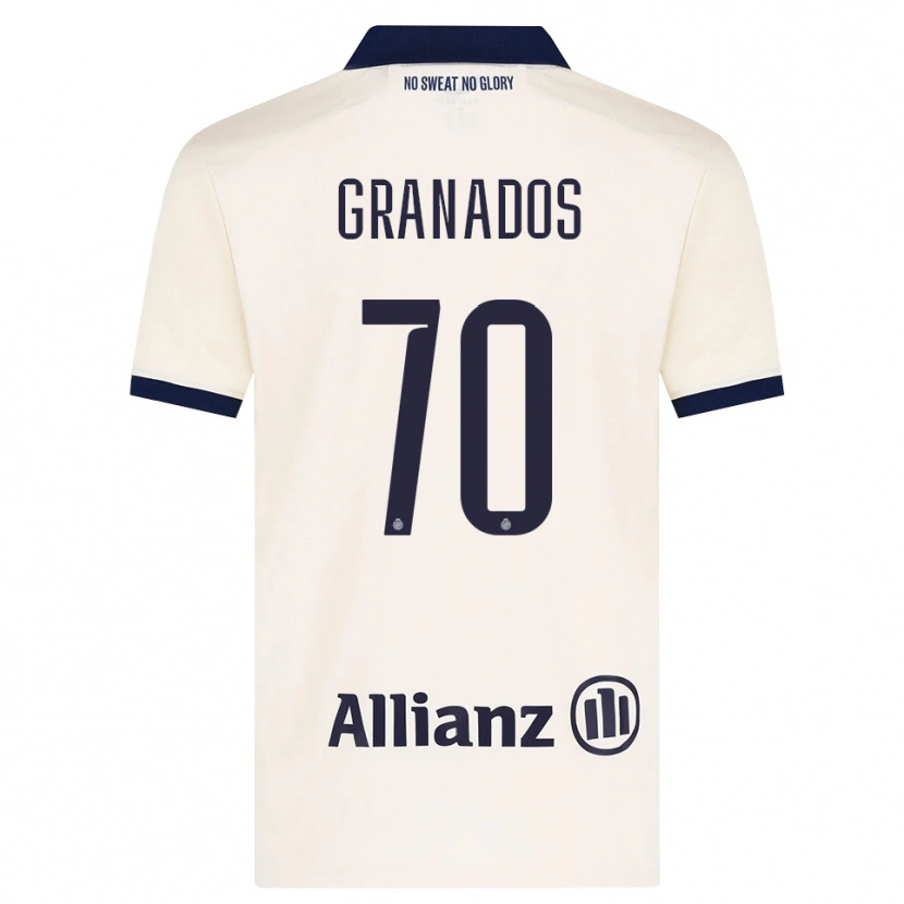 Danxen Pánské Alejandro Granados #70 Béžová Černá Daleko Hráčské Dresy 2026/27 Dres