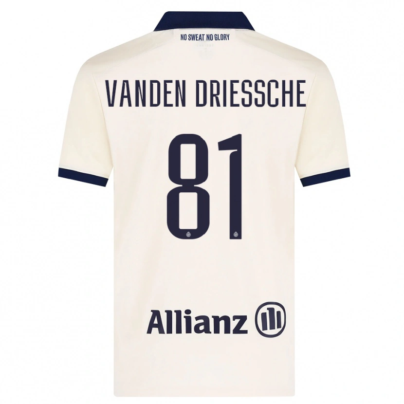 Danxen Pánské Argus Vanden Driessche #81 Béžová Černá Daleko Hráčské Dresy 2026/27 Dres