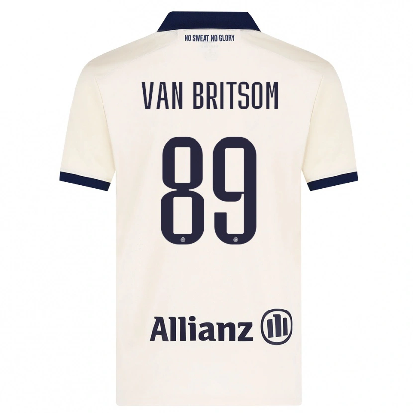 Danxen Pánské Jakke Van Britsom #89 Béžová Černá Daleko Hráčské Dresy 2026/27 Dres
