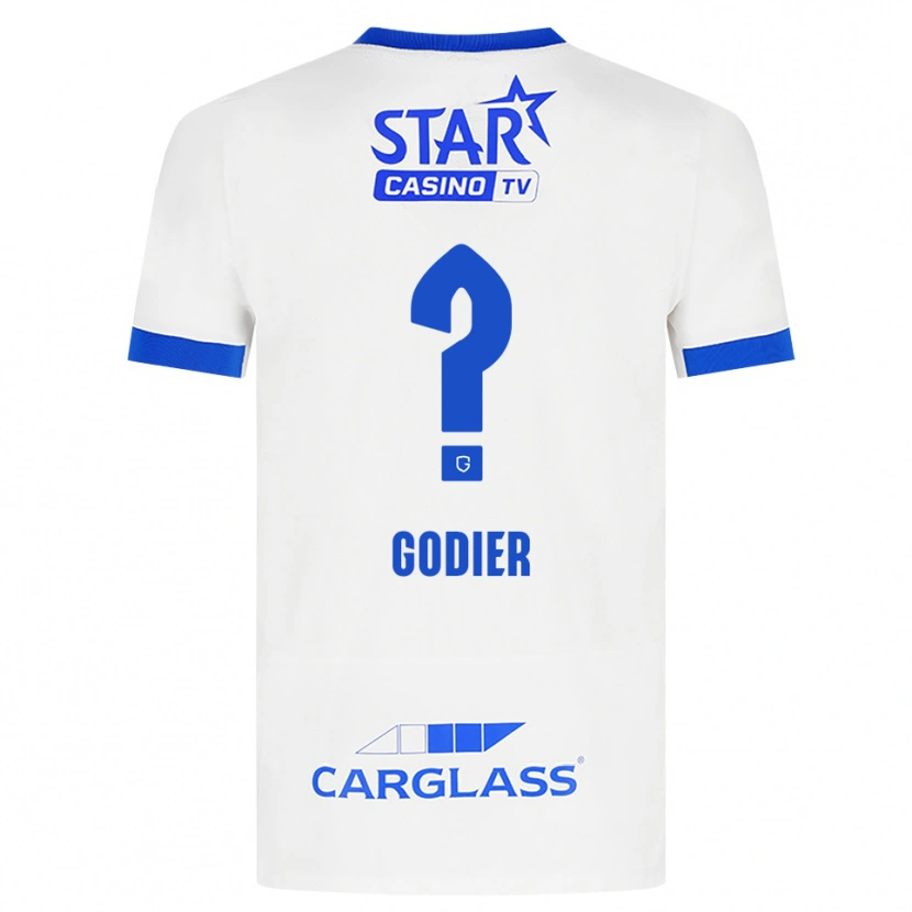 Danxen Pánské Chelsea Godier #0 Bílá Modrá Daleko Hráčské Dresy 2026/27 Dres