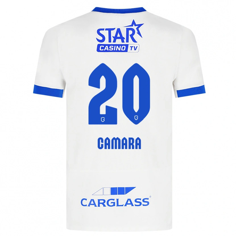 Danxen Pánské Ali Camara #20 Bílá Modrá Daleko Hráčské Dresy 2026/27 Dres
