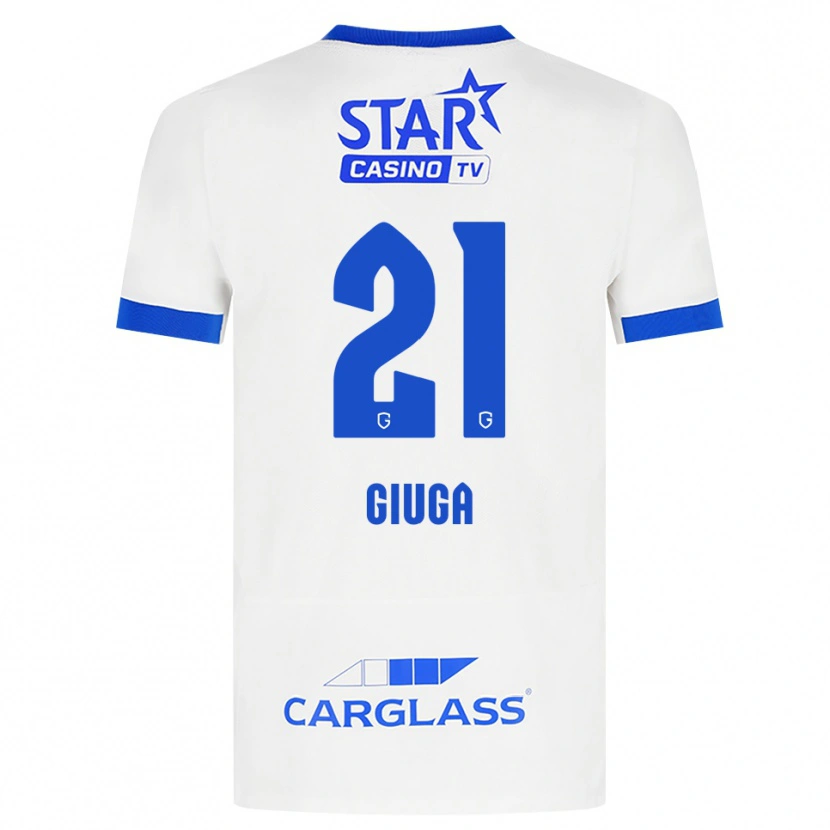 Danxen Pánské Anissa Giuga #21 Bílá Modrá Daleko Hráčské Dresy 2026/27 Dres