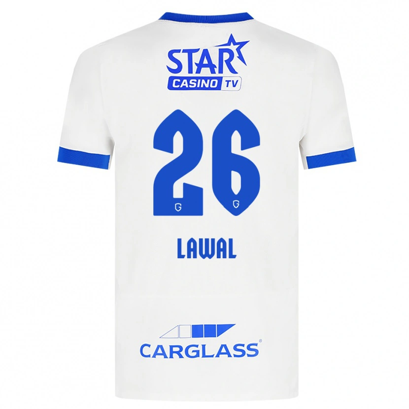 Danxen Pánské Tobias Lawal #26 Bílá Modrá Daleko Hráčské Dresy 2026/27 Dres