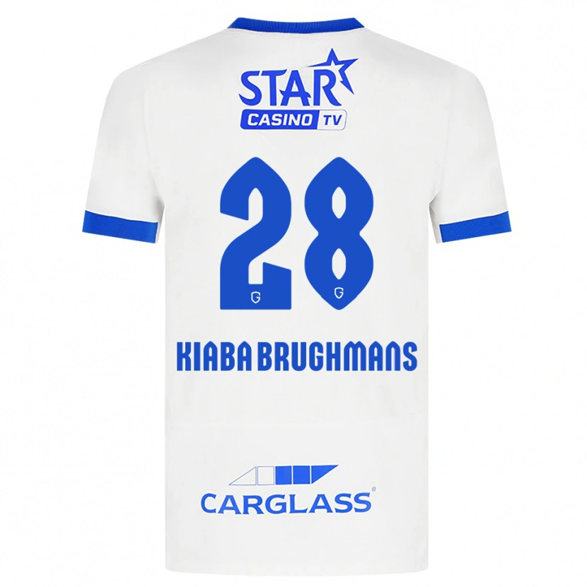 Danxen Pánské Lucca Brughmans #28 Bílá Modrá Daleko Hráčské Dresy 2026/27 Dres