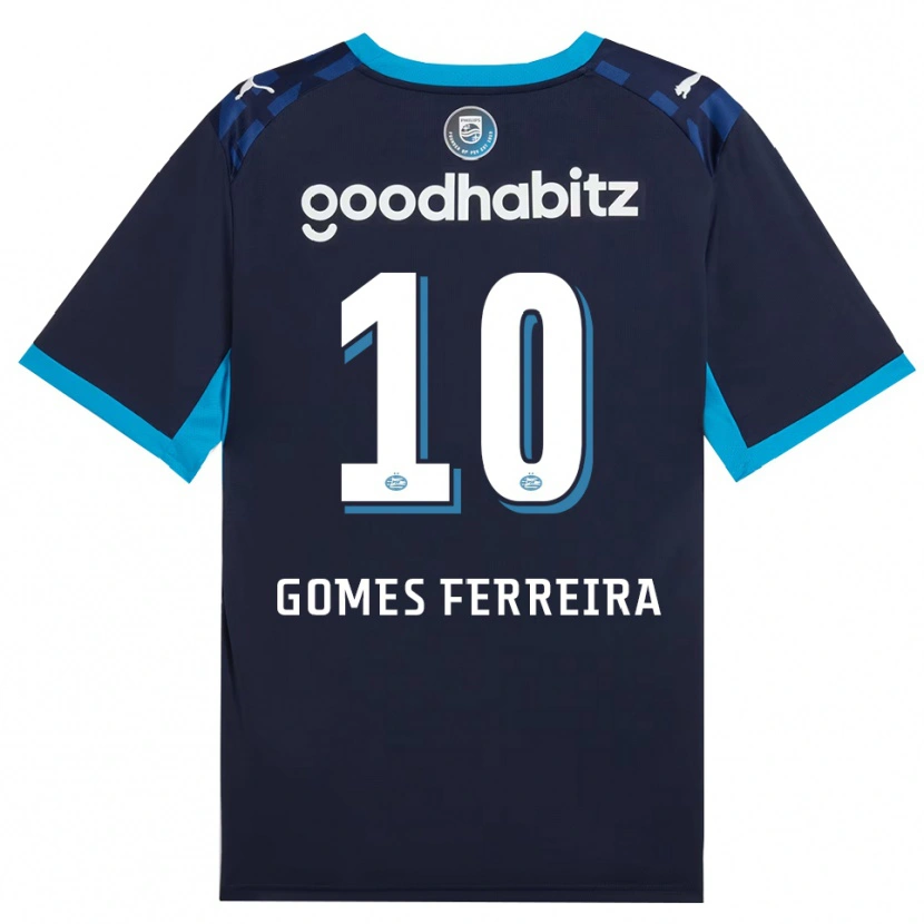 Danxen Pánské Damian Gomes Ferreira #10 Modrá Chodníčková Královská Modř Třetí Hráčské Dresy 2026/27 Dres