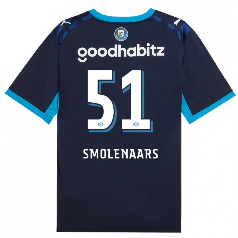 Danxen Pánské Tijn Smolenaars #51 Modrá Chodníčková Královská Modř Třetí Hráčské Dresy 2026/27 Dres