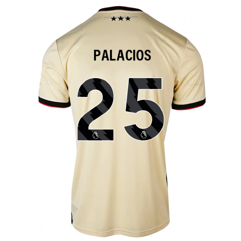 Danxen Pánské Exequiel Palacios #25 Citrónový Krém Černá Červená Daleko Hráčské Dresy 2026/27 Dres