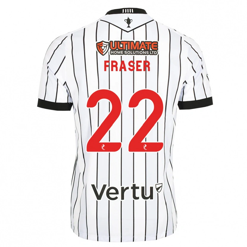 Danxen Dámské Marcus Fraser #22 Bílá Černá Červená Domů Hráčské Dresy 2026/27 Dres
