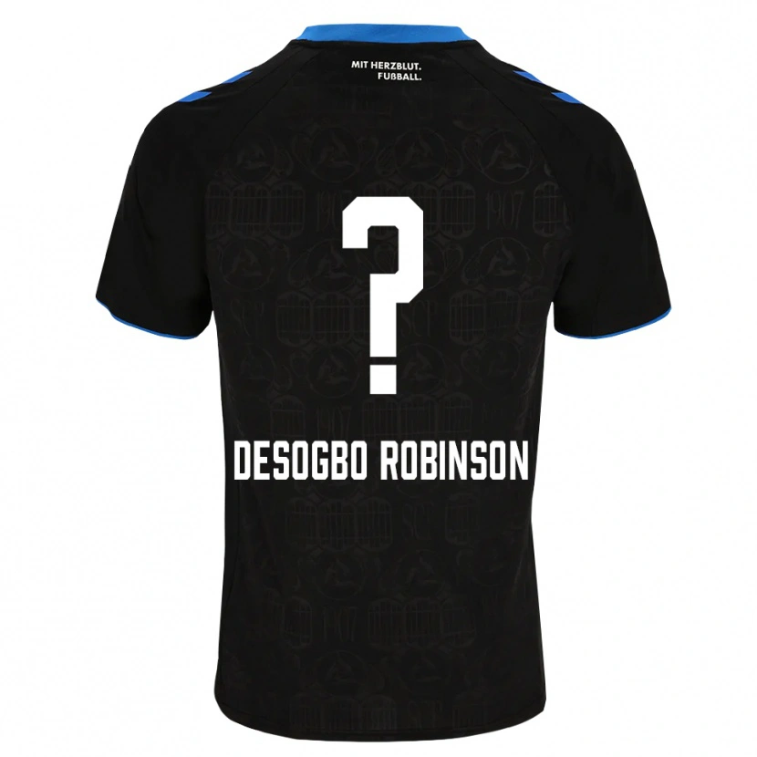 Danxen Dámské Jermaine Desogbo Robinson #0 Černá Bílá Červená Domů Hráčské Dresy 2026/27 Dres