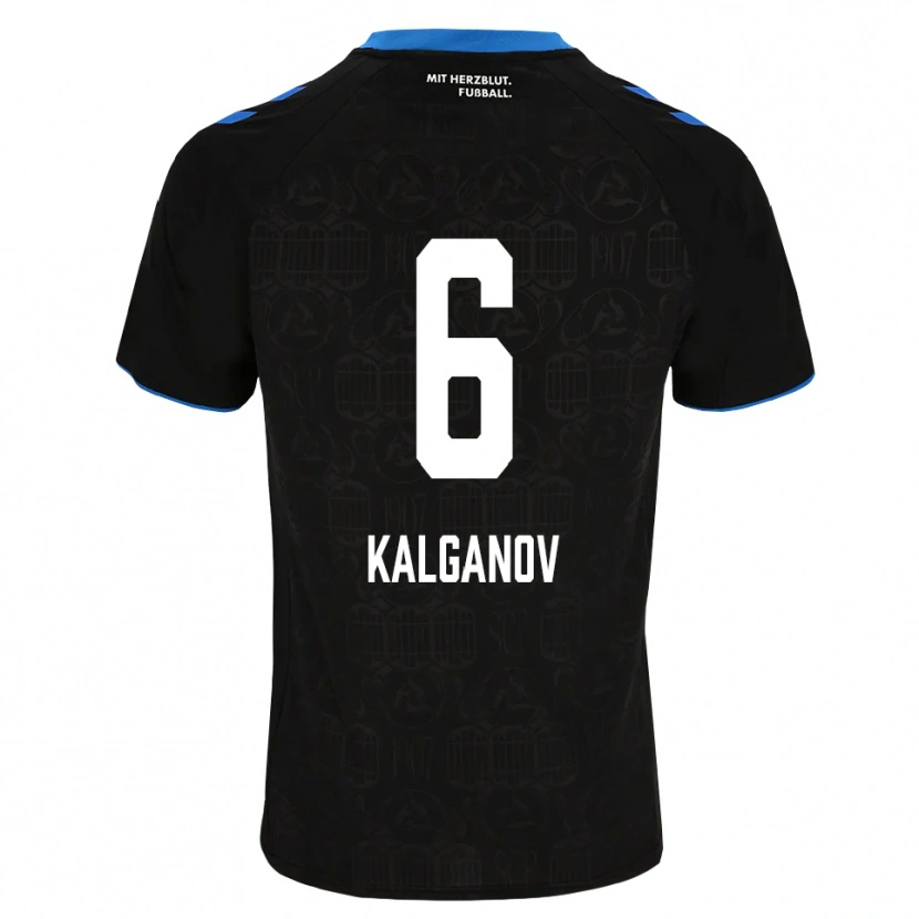Danxen Dámské Levin Kalganov #6 Černá Bílá Červená Domů Hráčské Dresy 2026/27 Dres