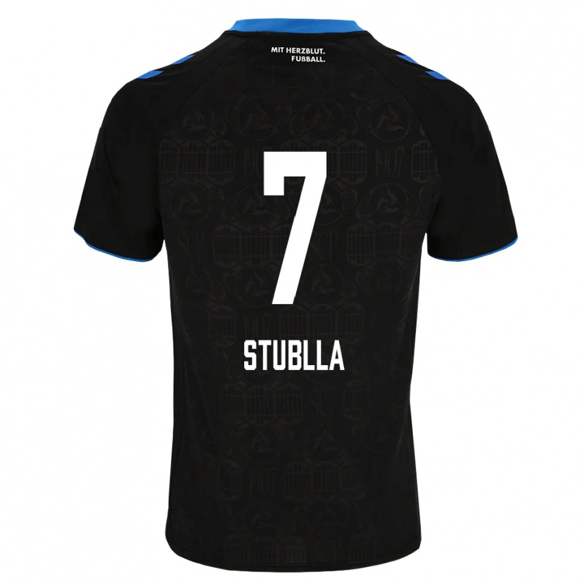Danxen Dámské Shkrep Stublla #7 Černá Bílá Červená Domů Hráčské Dresy 2026/27 Dres