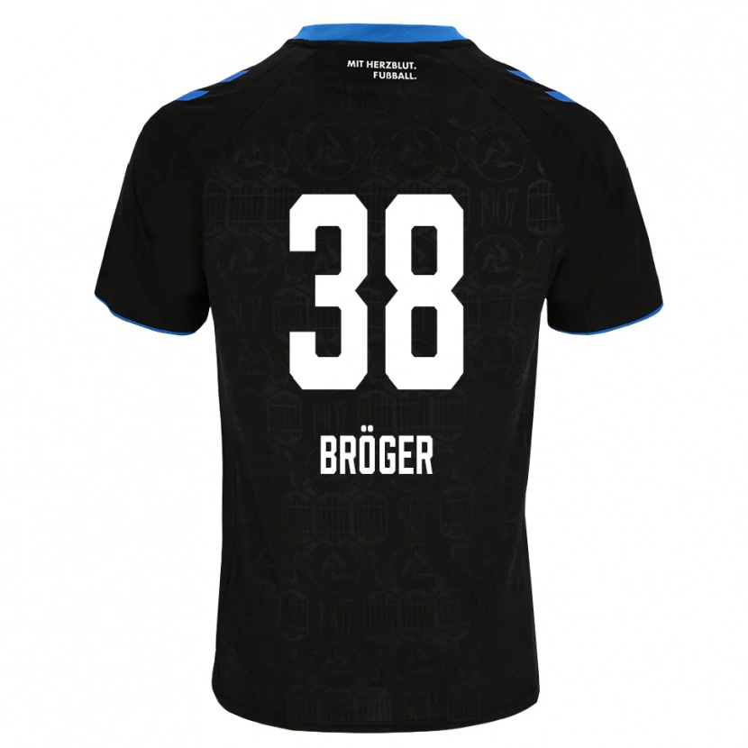 Danxen Dámské Bennit Bröger #38 Černá Bílá Červená Domů Hráčské Dresy 2026/27 Dres
