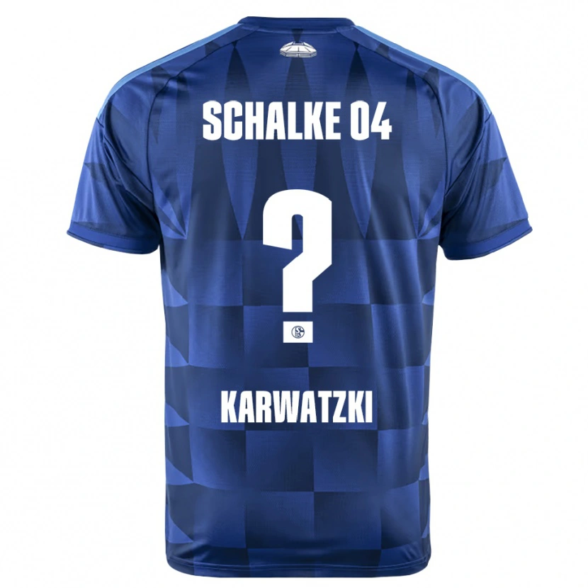 Danxen Dámské Lucy Karwatzki #0 Tmavě Modrá Žlutá Bílá Domů Hráčské Dresy 2026/27 Dres