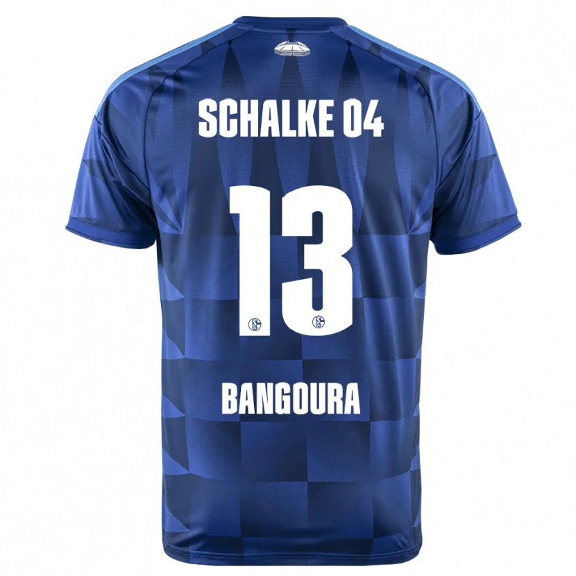 Danxen Dámské Aboubacar Bangoura #13 Tmavě Modrá Žlutá Bílá Domů Hráčské Dresy 2026/27 Dres