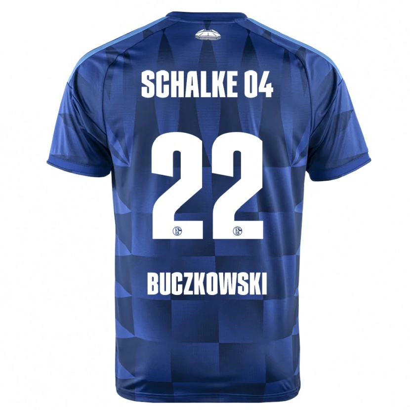 Danxen Dámské Philip Buczkowski #22 Tmavě Modrá Žlutá Bílá Domů Hráčské Dresy 2026/27 Dres