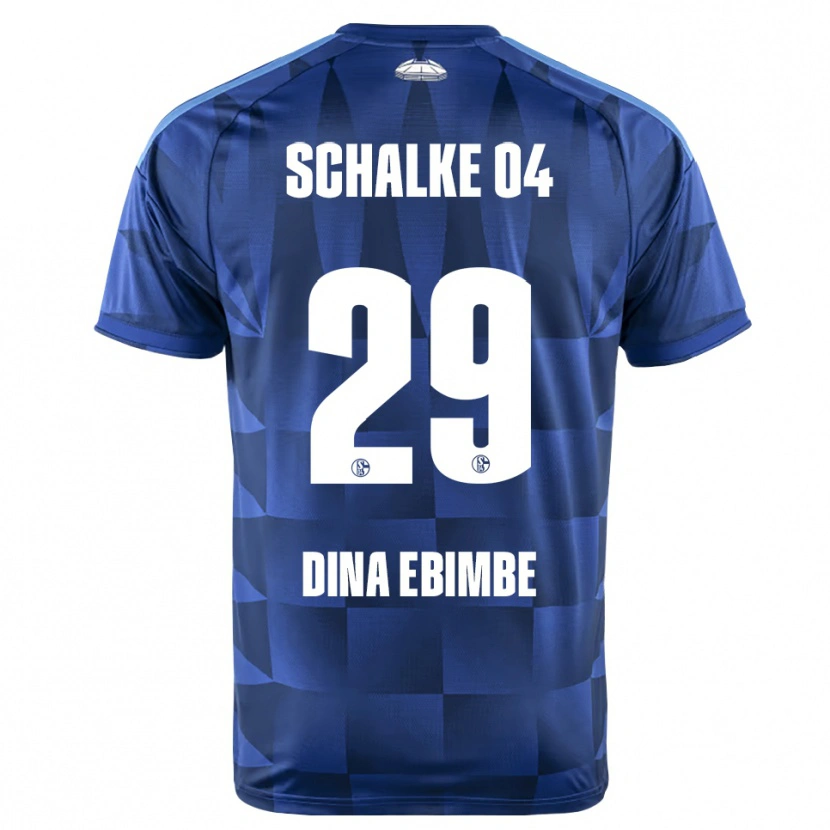 Danxen Dámské Junior Dina Ebimbe #29 Tmavě Modrá Žlutá Bílá Domů Hráčské Dresy 2026/27 Dres