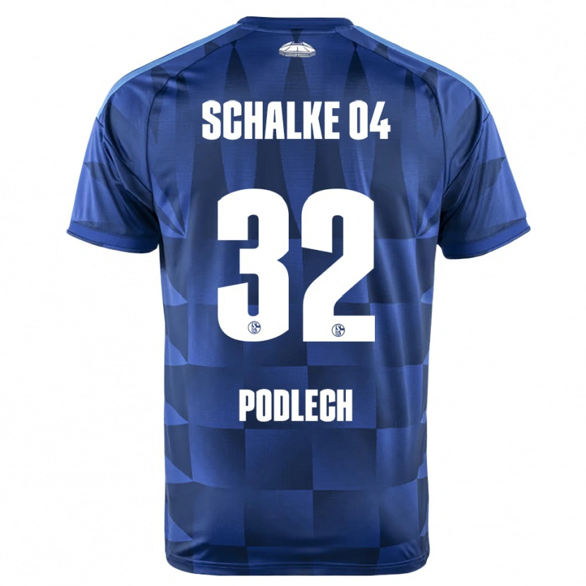 Danxen Dámské Luca Podlech #32 Tmavě Modrá Žlutá Bílá Domů Hráčské Dresy 2026/27 Dres