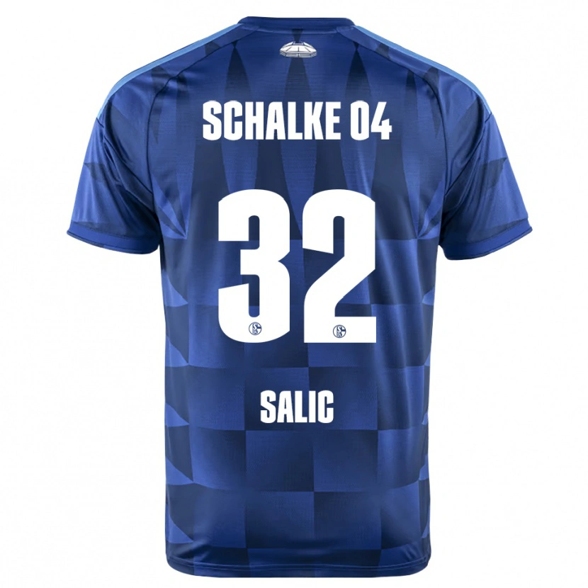 Danxen Dámské Dana Salic #32 Tmavě Modrá Žlutá Bílá Domů Hráčské Dresy 2026/27 Dres
