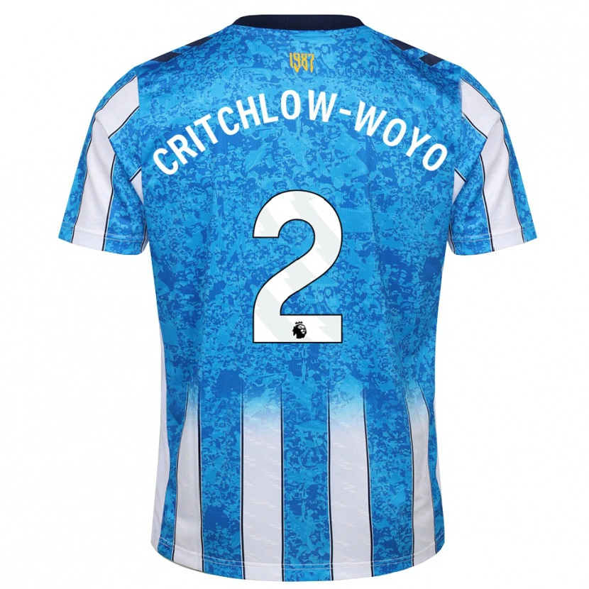 Danxen Dámské Tionne Critchlow-Woyo #2 Bílá Modrá Oranžová Domů Hráčské Dresy 2026/27 Dres