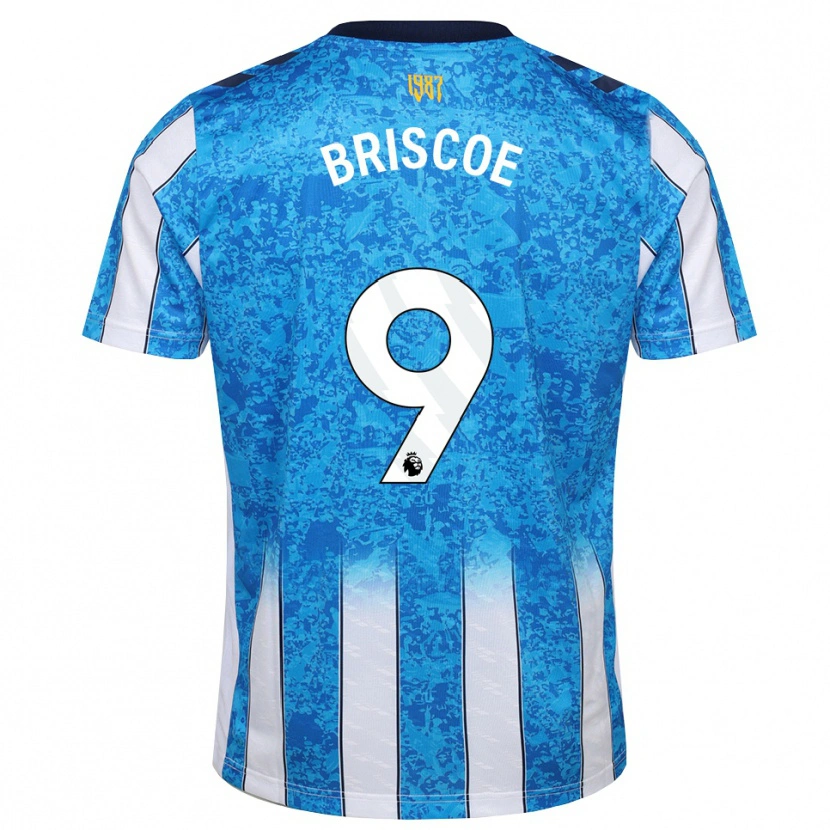 Danxen Dámské Elijah Briscoe #9 Bílá Modrá Oranžová Domů Hráčské Dresy 2026/27 Dres