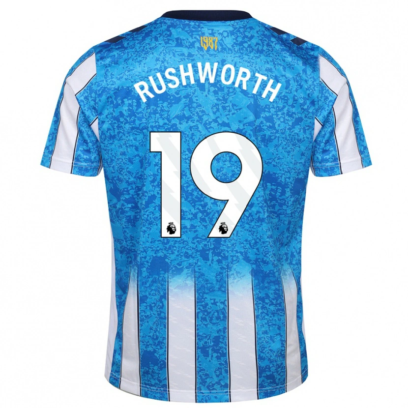 Danxen Dámské Carl Rushworth #19 Bílá Modrá Oranžová Domů Hráčské Dresy 2026/27 Dres