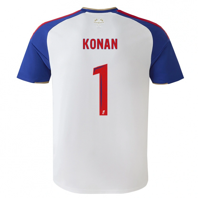 Danxen Dámské Yvann Konan #1 Královská Modrá Červená Bílá Domů Hráčské Dresy 2026/27 Dres