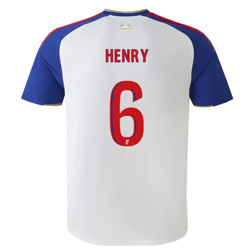 Danxen Dámské Amandine Henry #6 Královská Modrá Červená Bílá Domů Hráčské Dresy 2026/27 Dres