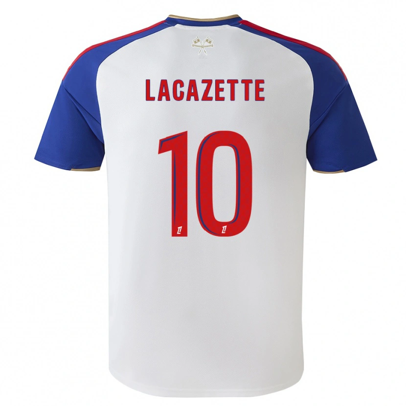 Danxen Dámské Alexandre Lacazette #10 Královská Modrá Červená Bílá Domů Hráčské Dresy 2026/27 Dres