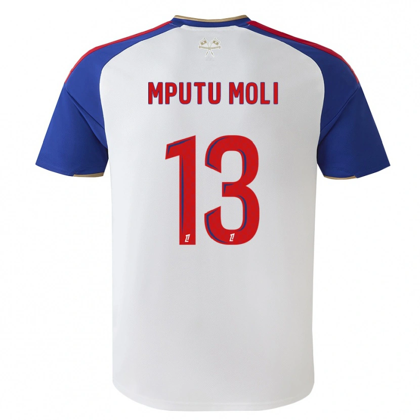 Danxen Dámské Jérémie Mputu Moli #13 Královská Modrá Červená Bílá Domů Hráčské Dresy 2026/27 Dres
