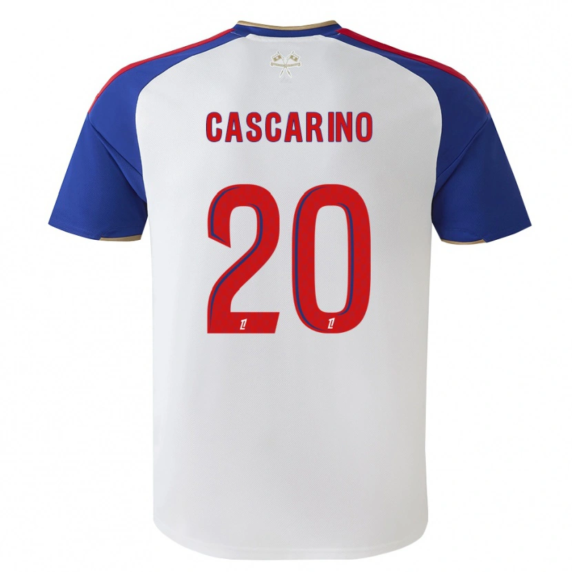 Danxen Dámské Delphine Cascarino #20 Královská Modrá Červená Bílá Domů Hráčské Dresy 2026/27 Dres