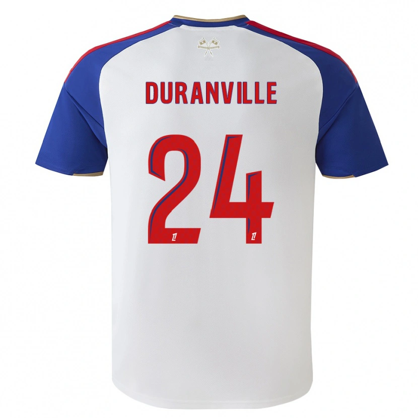 Danxen Dámské Julien Duranville #24 Královská Modrá Červená Bílá Domů Hráčské Dresy 2026/27 Dres