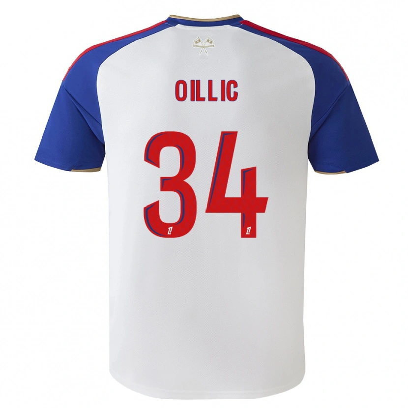 Danxen Dámské Laureen Oillic #34 Královská Modrá Červená Bílá Domů Hráčské Dresy 2026/27 Dres
