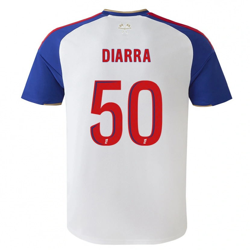 Danxen Dámské Lassine Diarra #50 Královská Modrá Červená Bílá Domů Hráčské Dresy 2026/27 Dres