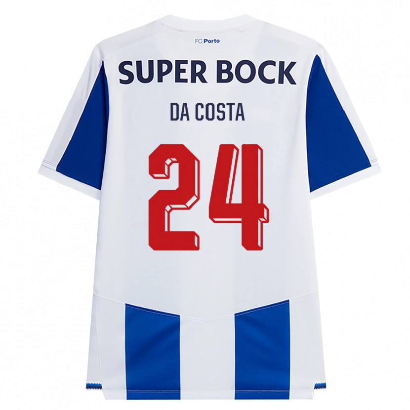 Danxen Dámské Seif Da Costa #24 Modrá Bílá Červená Domů Hráčské Dresy 2026/27 Dres