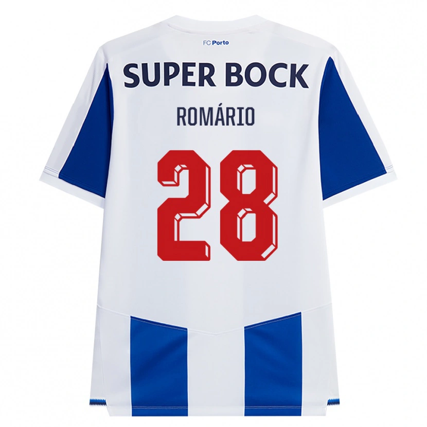 Danxen Dámské Romario Baro #28 Modrá Bílá Červená Domů Hráčské Dresy 2026/27 Dres