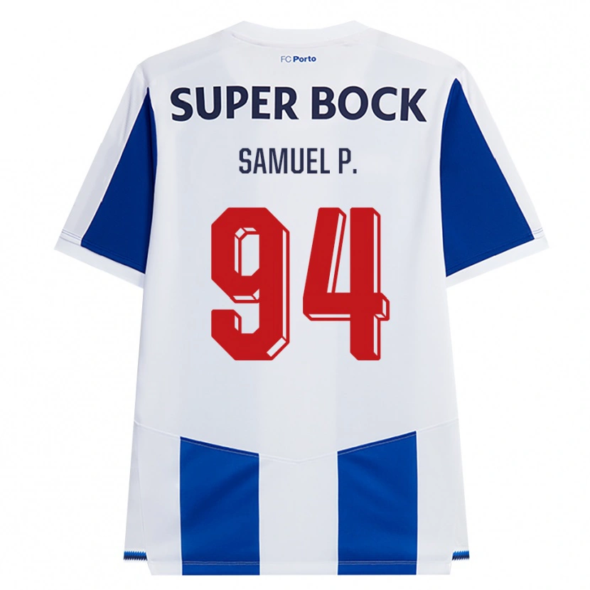 Danxen Dámské Samuel #94 Modrá Bílá Červená Domů Hráčské Dresy 2026/27 Dres