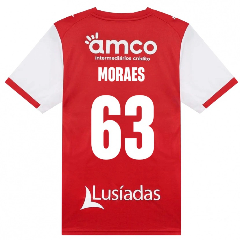 Danxen Dámské Guilherme Moraes #63 Bílá Červená Černá Domů Hráčské Dresy 2026/27 Dres