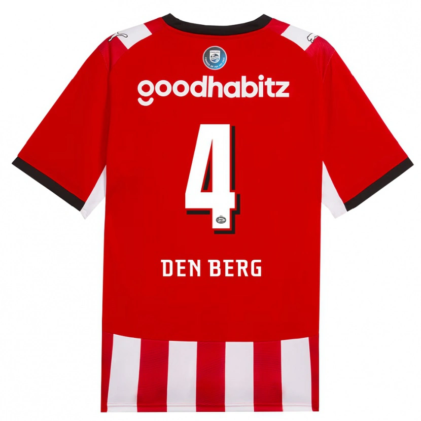 Danxen Dámské Mandy Van Den Berg #4 Červená Bílá Černá Domů Hráčské Dresy 2026/27 Dres