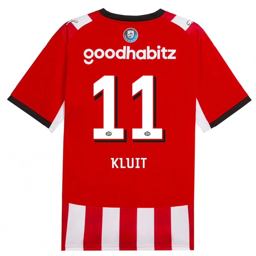 Danxen Dámské Fabio Kluit #11 Červená Bílá Černá Domů Hráčské Dresy 2026/27 Dres